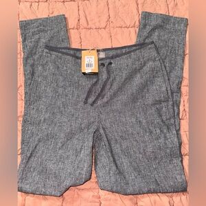 Woman’s Royal Robbin’s Hempline Gray Tie Pants size 6